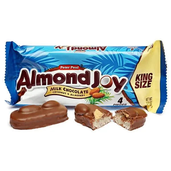 Almond Joy King Size Candy Bars: 18-Piece Box 1 Almond Joy King Size Candy Bars: 18-Piece Box