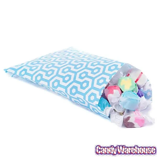 Aqua Blue Honeycomb Candy Bags: 25-Piece Pack 2 Aqua Blue Honeycomb Candy Bags: 25-Piece Pack - Image 2