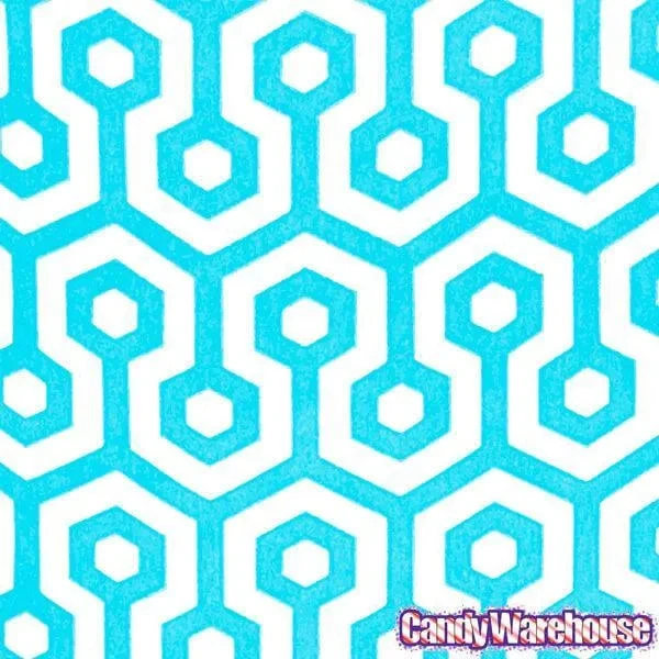 Aqua Blue Honeycomb Candy Bags: 25-Piece Pack 3 Aqua Blue Honeycomb Candy Bags: 25-Piece Pack - Image 3