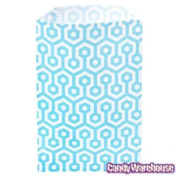 Aqua Blue Honeycomb Candy Bags: 25-Piece Pack 7 Aqua Blue Honeycomb Candy Bags: 25-Piece Pack -Candy Haven Shop aqua blue honeycomb candy bags 25 piece pack candy warehouse 4