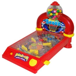 Arcade Pinball Gumball Machine With Dubble Bubble Gumballs