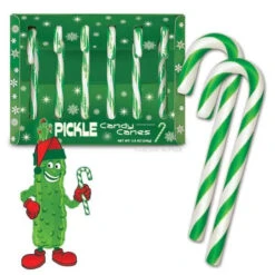 Archie McPhee Pickle Candy Canes: 6-Piece Box 5 Archie McPhee Pickle Candy Canes: 6-Piece Box -Candy Haven Shop archie mcphee pickle candy canes 6 piece box candy warehouse 3