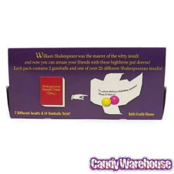 Archie McPhee Shakespearean Insult Gum Packs: 7-Piece Set 6 Archie McPhee Shakespearean Insult Gum Packs: 7-Piece Set -Candy Haven Shop archie mcphee shakespearean insult gum packs 7 piece set candy warehouse 3 745b93ef eba0 46ab b5dd a5c5a54aae8a