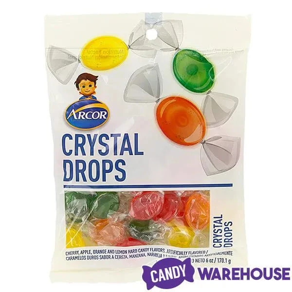 Arcor Crystal Fruit Drops Hard Candy: 6-Ounce Bag 2 Arcor Crystal Fruit Drops Hard Candy: 6-Ounce Bag - Image 2