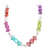 Assorted Swirl Jewel Candy Ornaments 6-Foot Garland