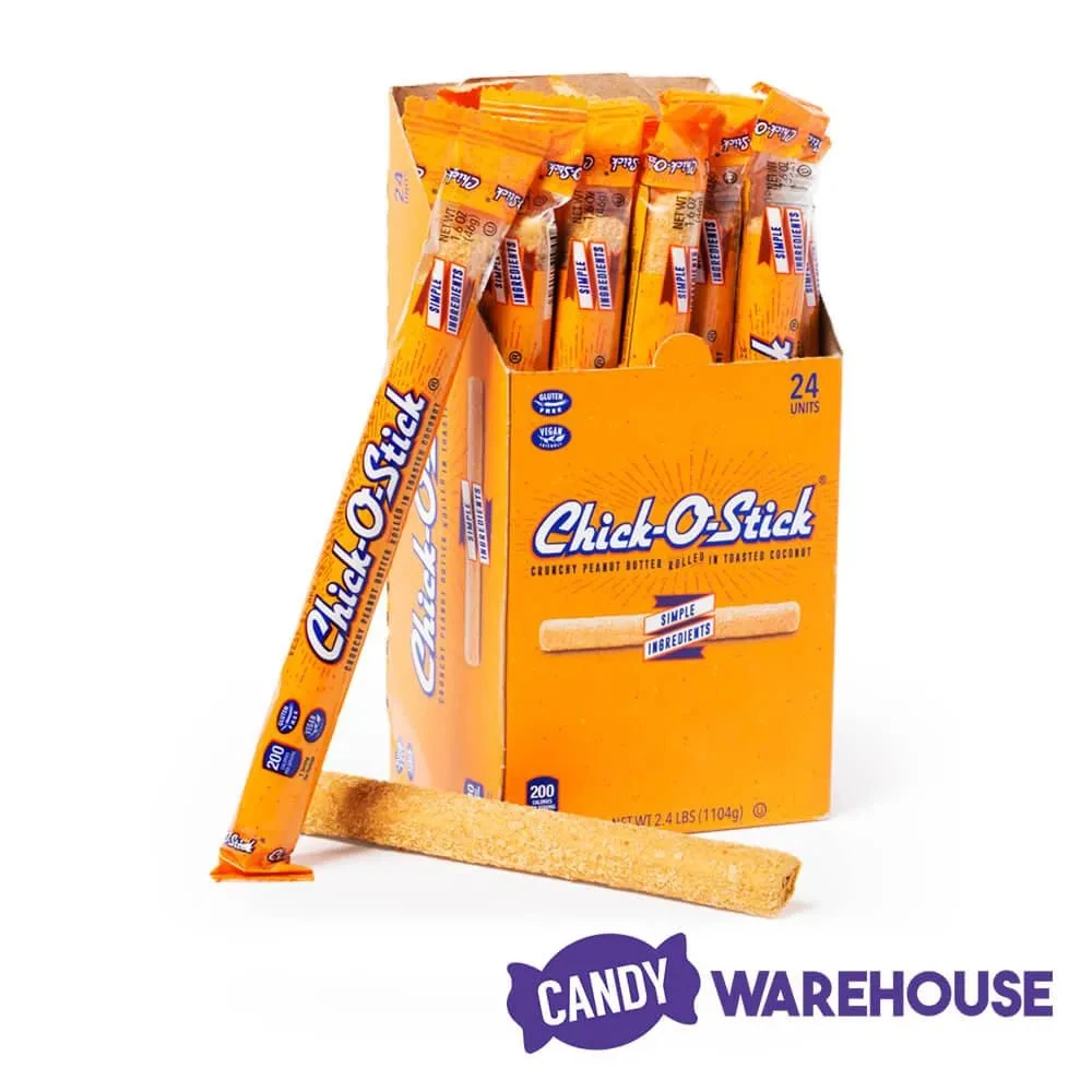 Atkinson Chick-O-Sticks Candy Bars: 24-Piece Box 2 Atkinson Chick-O-Sticks Candy Bars: 24-Piece Box - Image 2