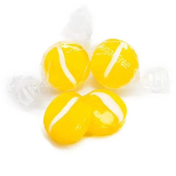 Atkinson Sugar Free Hard Candy Buttons - Lemon: 5LB Bag 1 Atkinson Sugar Free Hard Candy Buttons - Lemon: 5LB Bag
