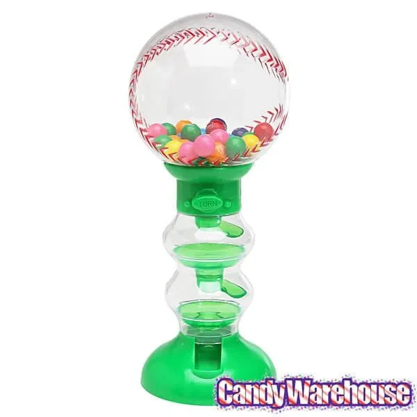 Baseball Gumball Machine Bank With Gumballs 3 Baseball Gumball Machine Bank With Gumballs - Image 3