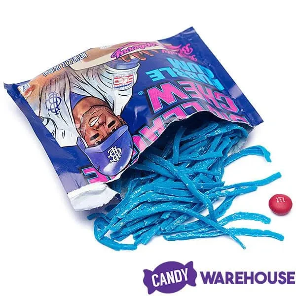 Big League Chew Bubble Gum Packs - Blue Raspberry: 12-Piece Box 3 Big League Chew Bubble Gum Packs - Blue Raspberry: 12-Piece Box - Image 3