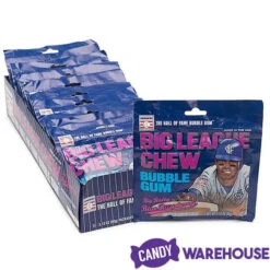 Big League Chew Bubble Gum Packs - Blue Raspberry: 12-Piece Box 8 Big League Chew Bubble Gum Packs - Blue Raspberry: 12-Piece Box -Candy Haven Shop big league chew bubble gum packs blue raspberry 12 piece box candy warehouse 4