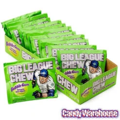 Big League Chew Bubble Gum Packs - Sour Apple: 12-Piece Box 7 Big League Chew Bubble Gum Packs - Sour Apple: 12-Piece Box -Candy Haven Shop big league chew bubble gum packs sour apple 12 piece box candy warehouse 4 c51648a2 4162 4b86 b293 1540e09fc74d