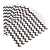 Black Chevron Stripe Candy Bags: 25-Piece Pack