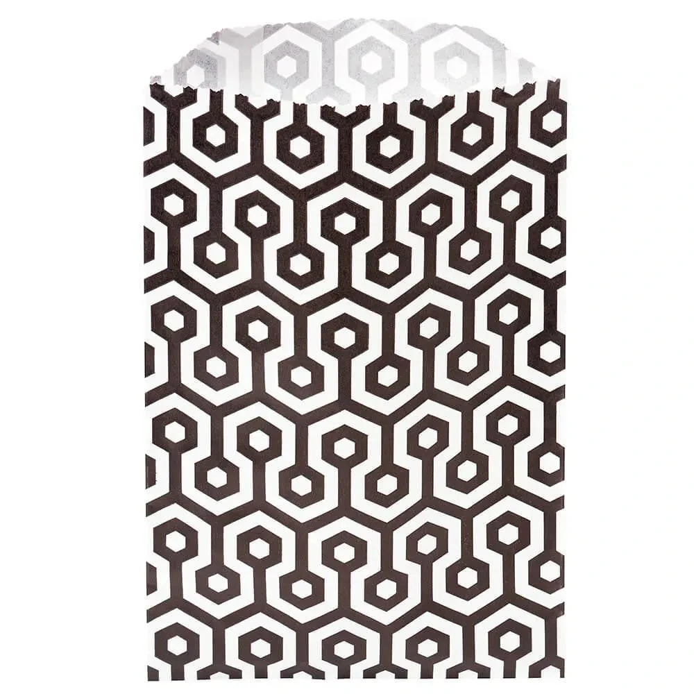 Black Honeycomb Candy Bags: 25-Piece Pack 1 Black Honeycomb Candy Bags: 25-Piece Pack