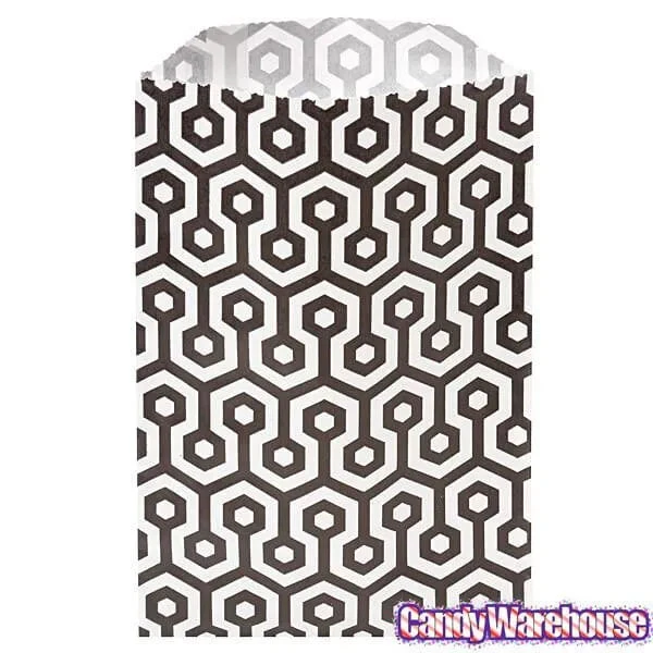 Black Honeycomb Candy Bags: 25-Piece Pack 3 Black Honeycomb Candy Bags: 25-Piece Pack - Image 3