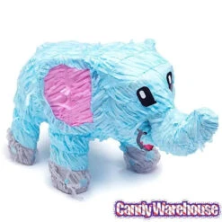 Blue Elephant Pinata 11 Blue Elephant Pinata -Candy Haven Shop blue elephant pinata candy warehouse 6