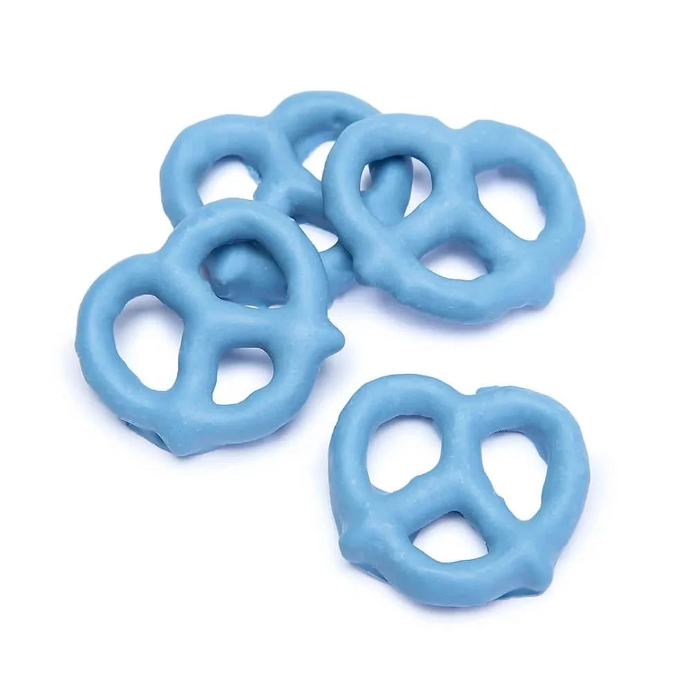 Blueberry Yogurt Covered Mini Pretzels: 9-Ounce Tub 1 Blueberry Yogurt Covered Mini Pretzels: 9-Ounce Tub