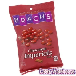 Brach's Cinnamon Imperials: 9-Ounce Bag -Candy Haven Shop brach s cinnamon imperials 9 ounce bag candy warehouse 3