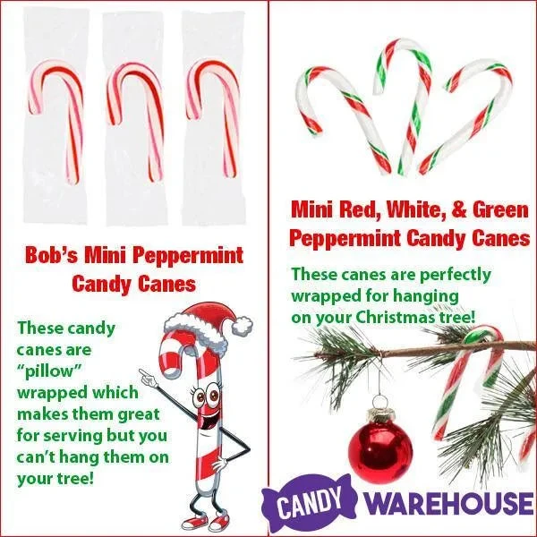 Brach's Peppermint Mini Candy Canes: 500-Piece Tub 4 Brach's Peppermint Mini Candy Canes: 500-Piece Tub - Image 4