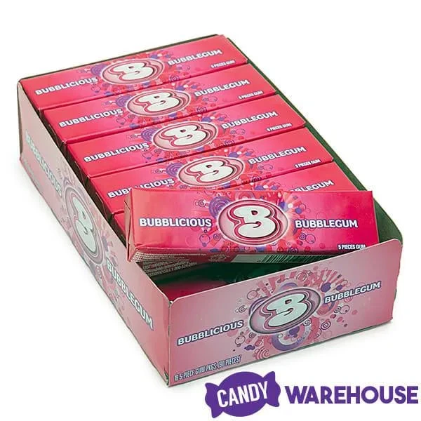 Bubblicious Bubble Gum Packs - Original: 18-Piece Box 2 Bubblicious Bubble Gum Packs - Original: 18-Piece Box - Image 2