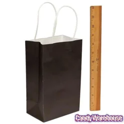 Candy Bags With Handles - Black: 12-Piece Pack -Candy Haven Shop candy bags with handles black 12 piece pack candy warehouse 3