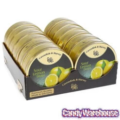 Cavendish & Harvey Hard Candy Drops Tins - Sour Lemon: 12-Piece Box 5 Cavendish & Harvey Hard Candy Drops Tins - Sour Lemon: 12-Piece Box -Candy Haven Shop cavendish and harvey hard candy drops tins sour lemon 12 piece box candy warehouse 3