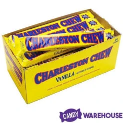 Charleston Chew Candy Bars - Vanilla: 24-Piece Box 6 Charleston Chew Candy Bars - Vanilla: 24-Piece Box -Candy Haven Shop charleston chew candy bars vanilla 24 piece box candy warehouse 3