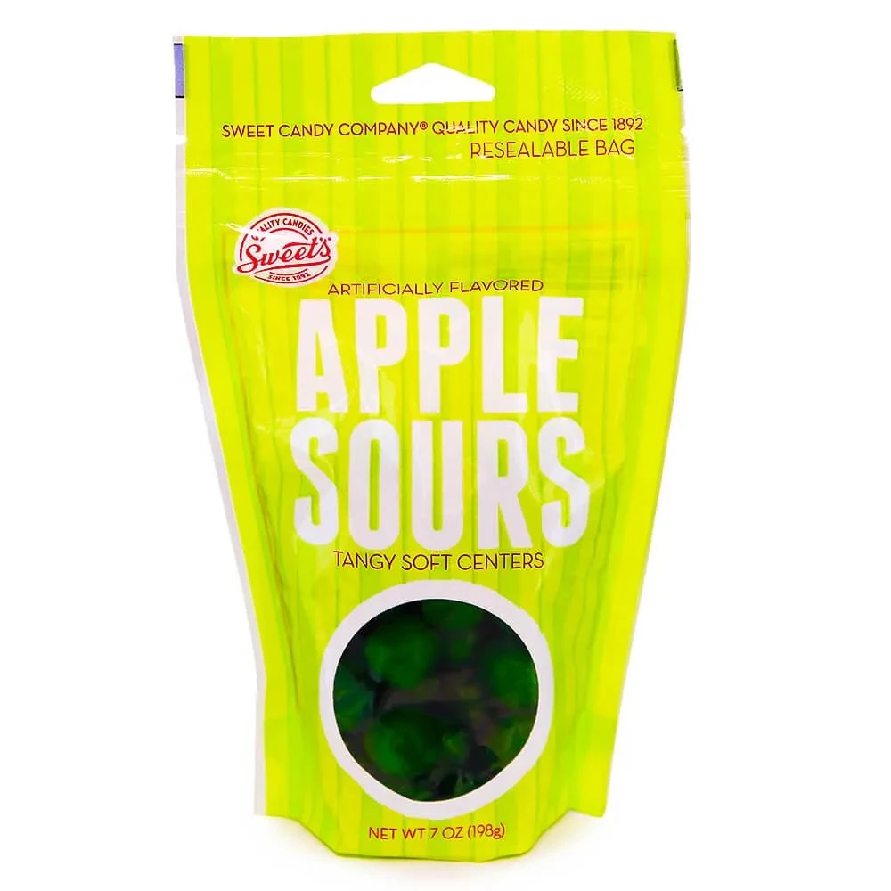 Chewy Sour Balls - Green Apple: 7-Ounce Bag 1 Chewy Sour Balls - Green Apple: 7-Ounce Bag