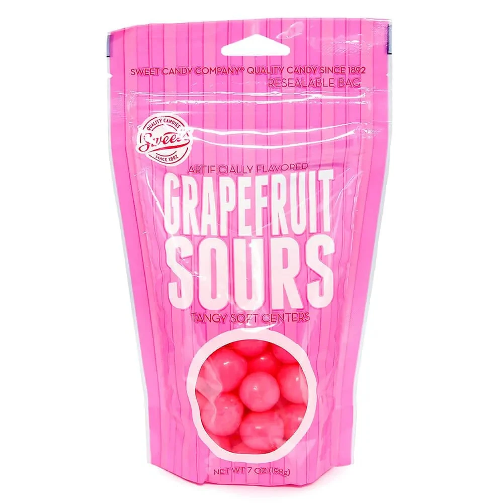 Chewy Sour Balls - Pink Grapefruit: 7-Ounce Bag 1 Chewy Sour Balls - Pink Grapefruit: 7-Ounce Bag