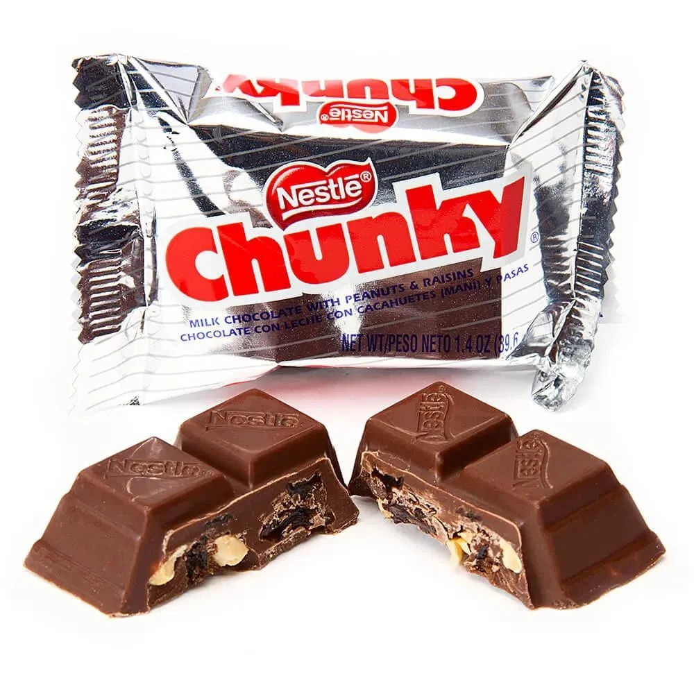 Chunky Chocolate Bars: 24-Piece Box 1 Chunky Chocolate Bars: 24-Piece Box