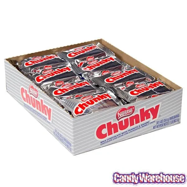 Chunky Chocolate Bars: 24-Piece Box 2 Chunky Chocolate Bars: 24-Piece Box - Image 2