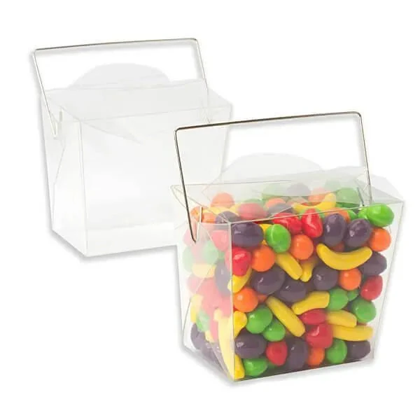 Clear Acetate Chinese Take-Out Boxes: 24-Piece Set 1 Clear Acetate Chinese Take-Out Boxes: 24-Piece Set
