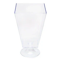 Clear Plastic Elevated Square Top Candy Container