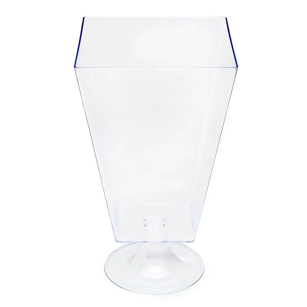 Clear Plastic Elevated Square Top Candy Container 1 Clear Plastic Elevated Square Top Candy Container