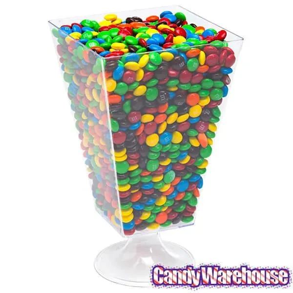 Clear Plastic Elevated Square Top Candy Container 2 Clear Plastic Elevated Square Top Candy Container - Image 2