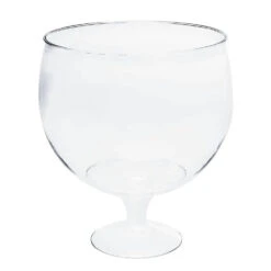 Clear Plastic Jumbo Goblet Candy Container