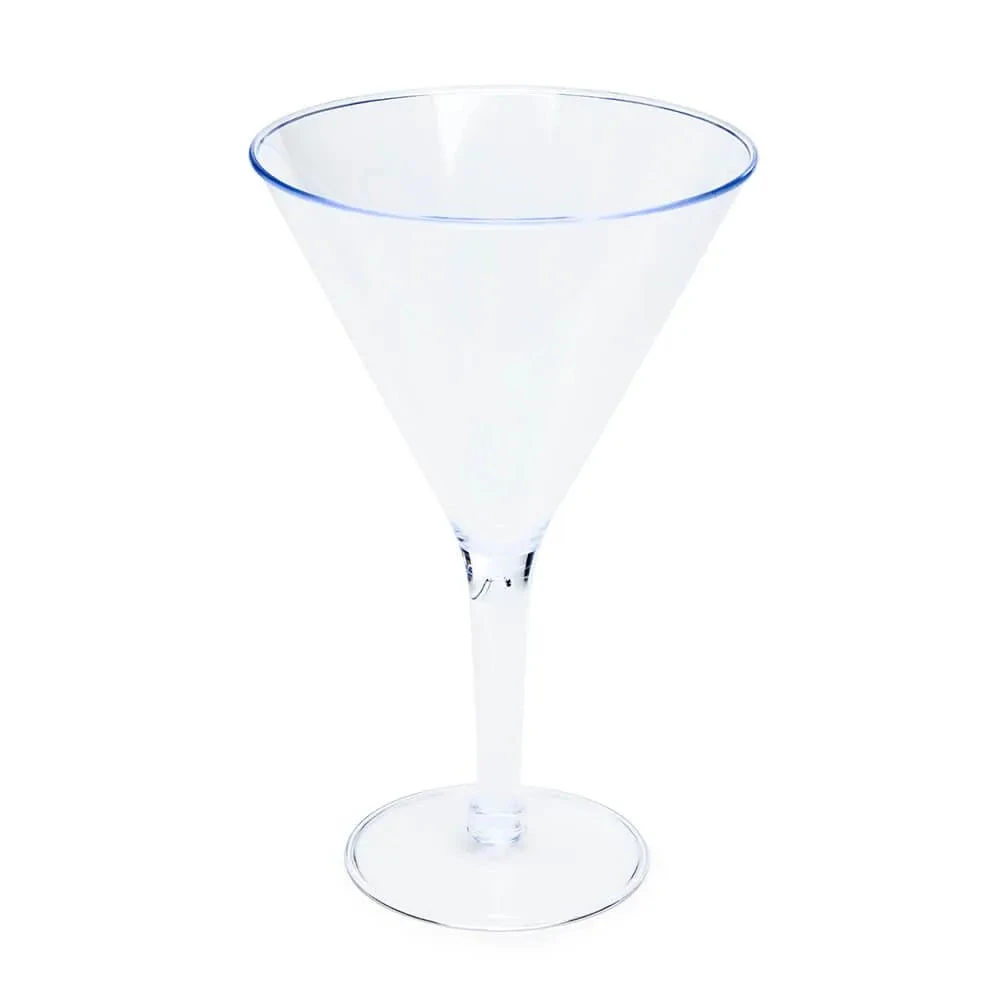 Clear Plastic Jumbo Martini Glass 1 Clear Plastic Jumbo Martini Glass