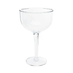 Clear Plastic Jumbo Wine Glass