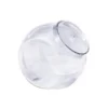 Clear Plastic Round 80-Ounce Container With Lid