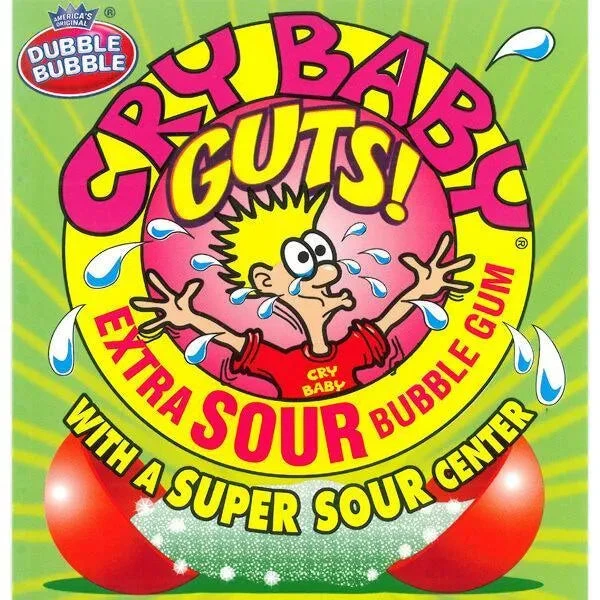 Cry Baby Extra Sour Gumballs: 240-Piece Tub 4 Cry Baby Extra Sour Gumballs: 240-Piece Tub - Image 4