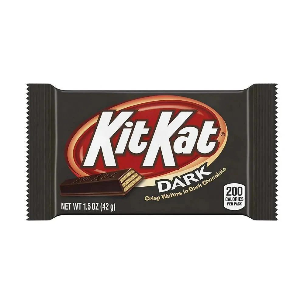 Dark Chocolate Kit Kat Candy Bars: 24-Piece Box 1 Dark Chocolate Kit Kat Candy Bars: 24-Piece Box