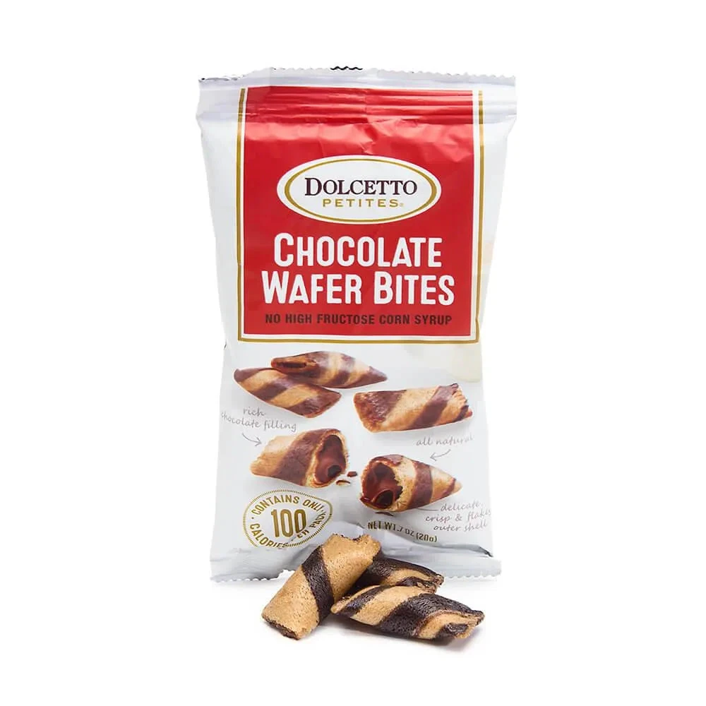 Dolcetto Chocolate-Filled Cookie Bites Packs: 24-Piece Display 1 Dolcetto Chocolate-Filled Cookie Bites Packs: 24-Piece Display