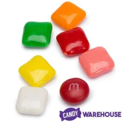 Dubble Bubble Chiclets Chewing Gum Tabs - Assorted Colors: 1.5LB Jar -Candy Haven Shop dubble bubble chiclets chewing gum tabs assorted colors 1 5lb jar candy warehouse 6