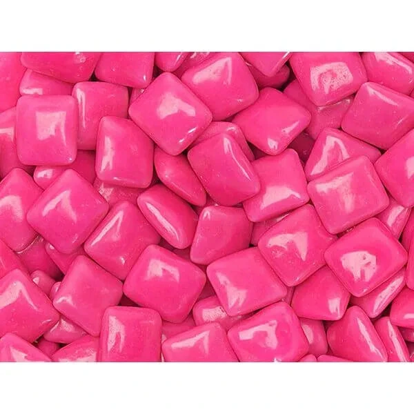 Dubble Bubble Chiclets Chewing Gum Tabs - Pink: 1.5LB Jar 1 Dubble Bubble Chiclets Chewing Gum Tabs - Pink: 1.5LB Jar