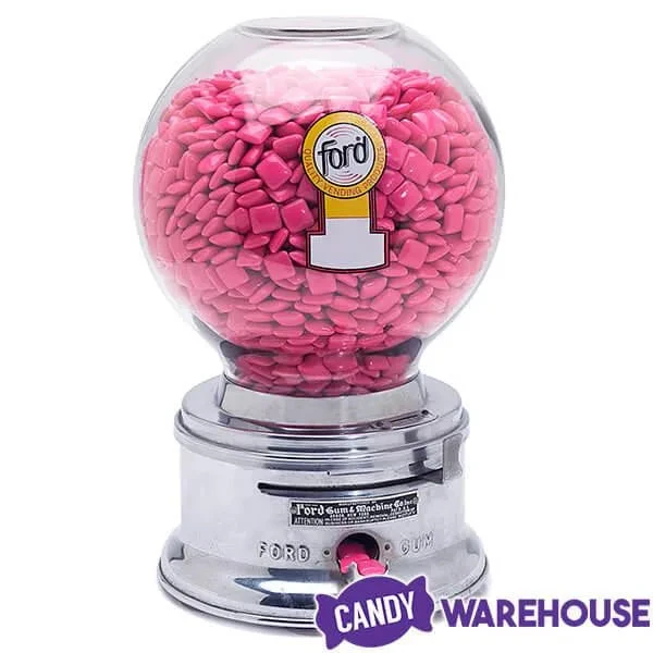 Dubble Bubble Chiclets Chewing Gum Tabs - Pink: 1.5LB Jar 2 Dubble Bubble Chiclets Chewing Gum Tabs - Pink: 1.5LB Jar - Image 2