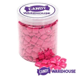 Dubble Bubble Chiclets Chewing Gum Tabs - Pink: 1.5LB Jar 10 Dubble Bubble Chiclets Chewing Gum Tabs - Pink: 1.5LB Jar -Candy Haven Shop dubble bubble chiclets chewing gum tabs pink 1 5lb jar candy warehouse 5