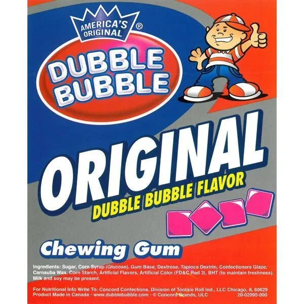 Dubble Bubble Chiclets Chewing Gum Tabs - Pink: 1.5LB Jar 6 Dubble Bubble Chiclets Chewing Gum Tabs - Pink: 1.5LB Jar - Image 6