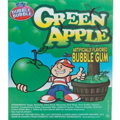 Dubble Bubble Green Apple 1-Inch Gumballs: 850-Piece Case -Candy Haven Shop dubble bubble green apple 1 inch gumballs 850 piece case candy warehouse 5