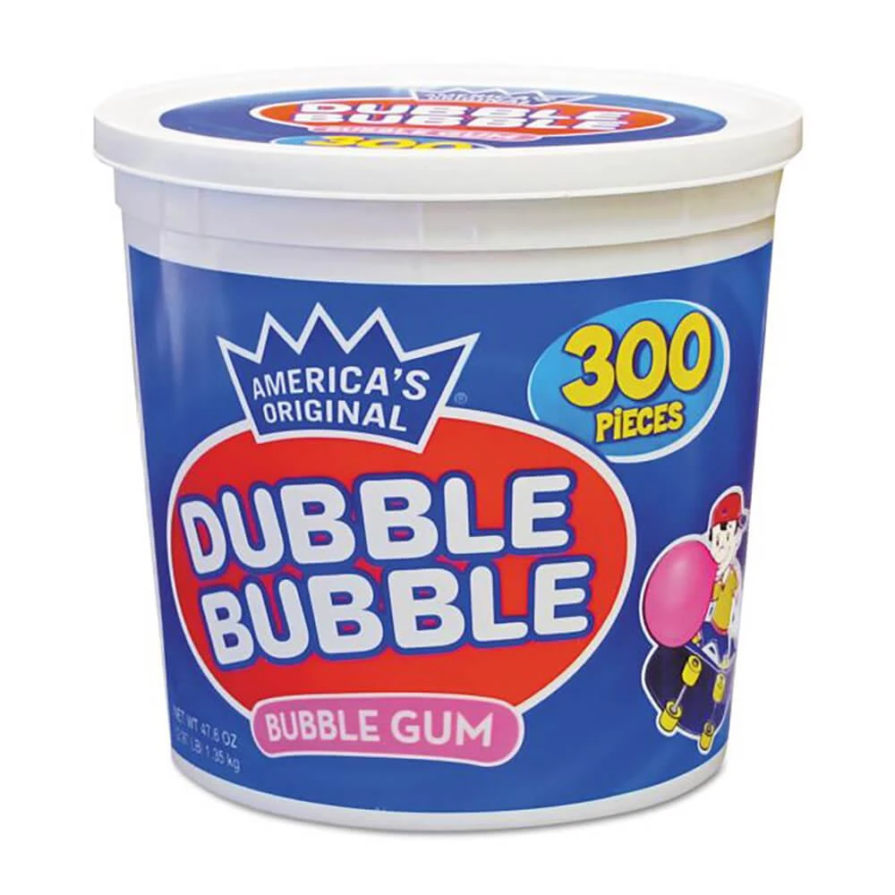 Dubble Bubble Gum - Original: 300-Piece Tub 1 Dubble Bubble Gum - Original: 300-Piece Tub