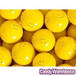 Dubble Bubble Smiley Face 1-Inch Gumballs: 850-Piece Case -Candy Haven Shop dubble bubble smiley face 1 inch gumballs 850 piece case candy warehouse 4
