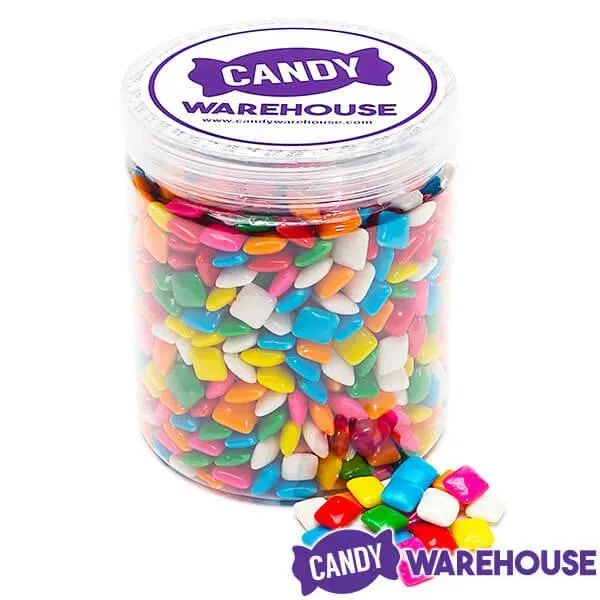 Dubble Bubble Tiny Chiclets Chewing Gum Tabs: 1.5LB Jar 2 Dubble Bubble Tiny Chiclets Chewing Gum Tabs: 1.5LB Jar - Image 2